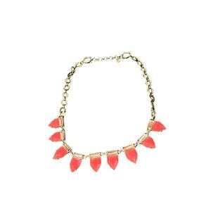 Stella And Dot Coral Gem Eye Candy Necklace